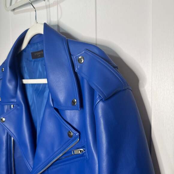 Emma Pleather Rider Jacket - Picture 6 of 11